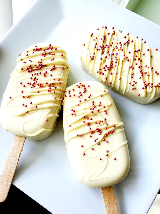 Cakesicles! Can be ordered in mini sizes too!