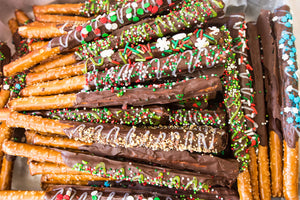 Dipped Pretzel Rods